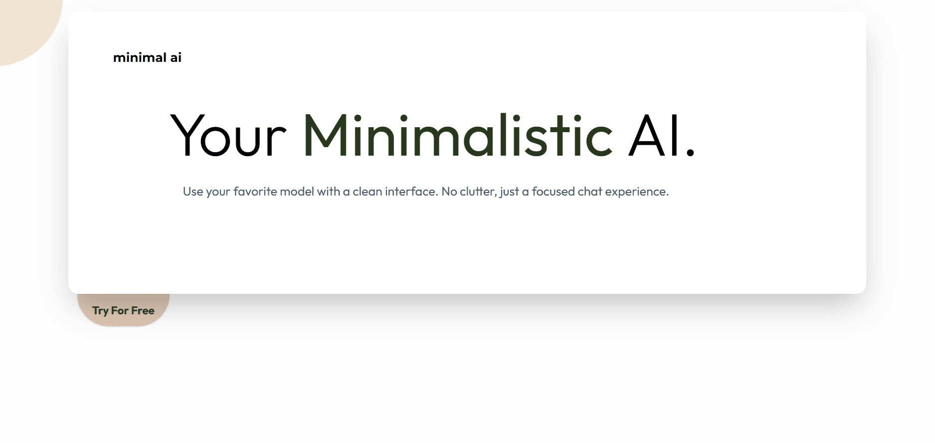 Minimal Billing Demo